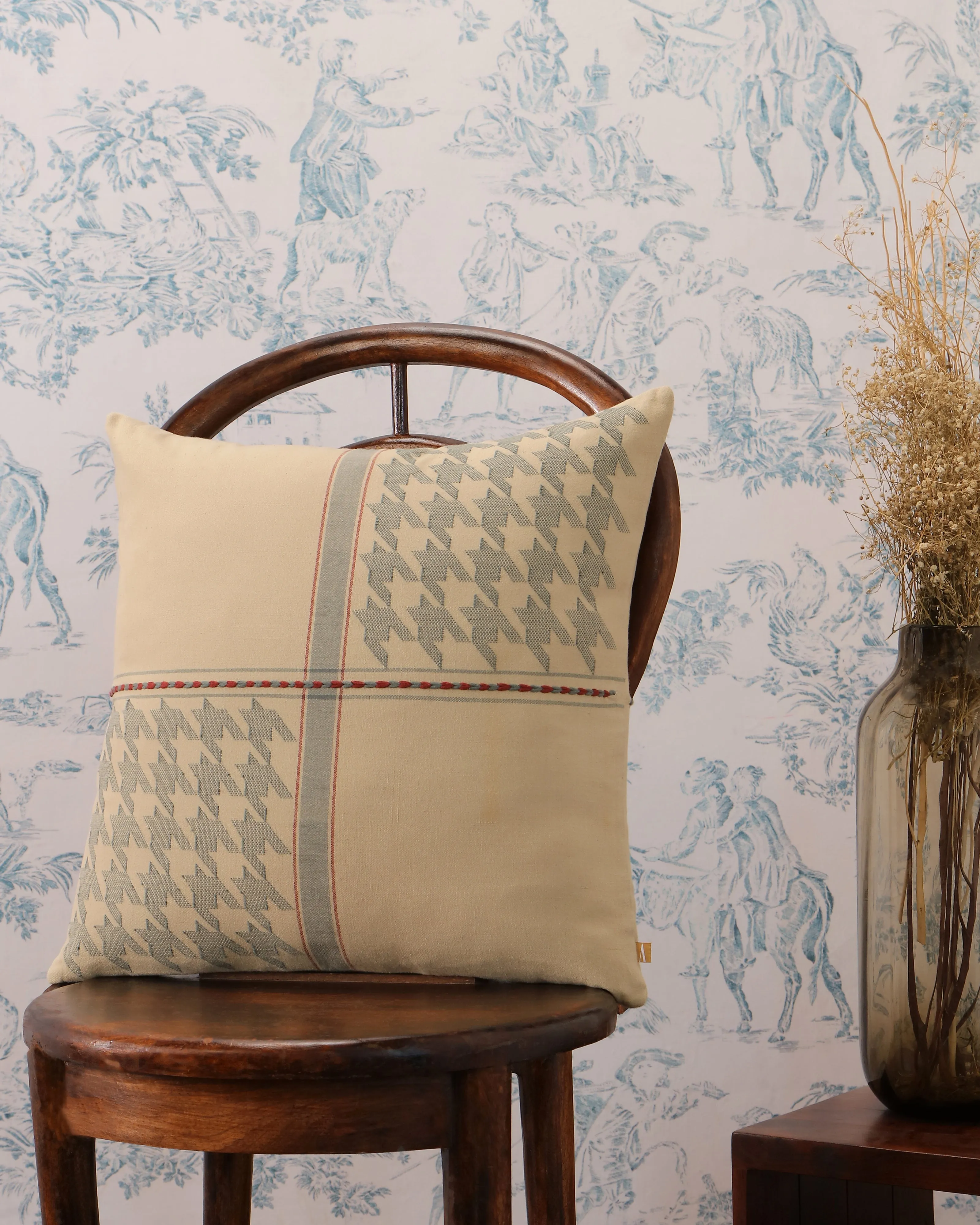 Provence Extra Weft Cotton Cushion Cover