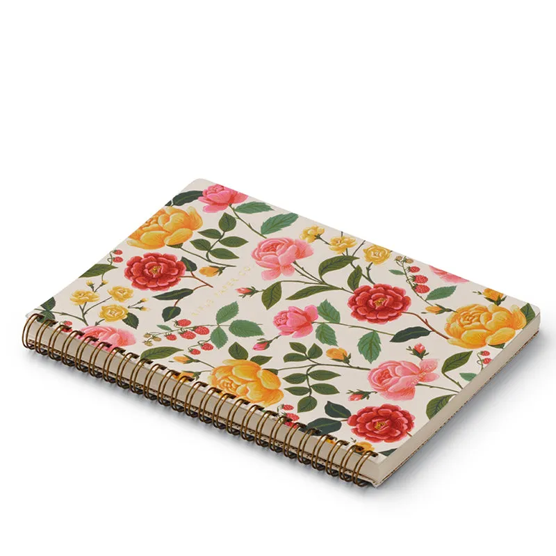RIFLE PAPER CO. | Roses Spiral Notebook
