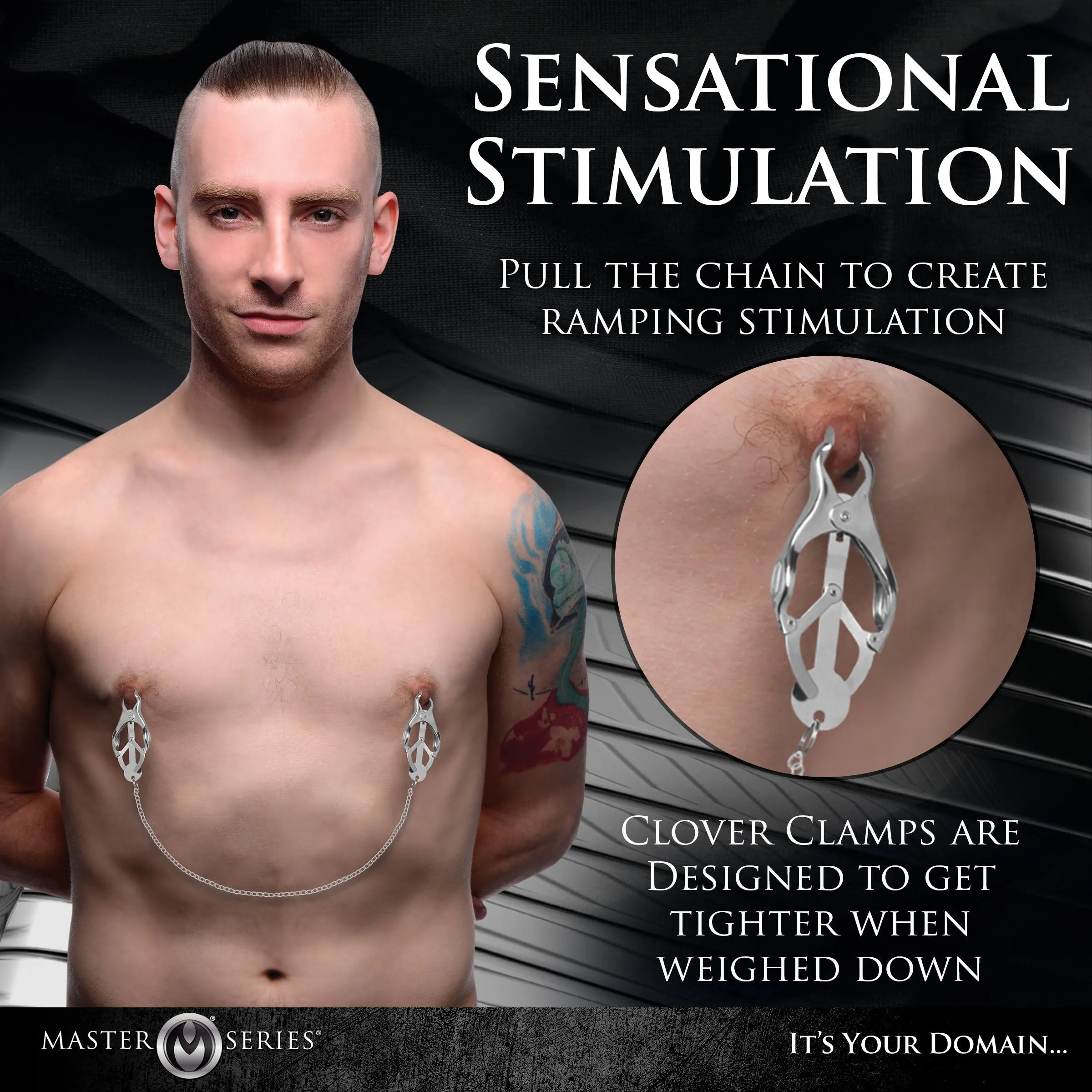 Tyrant Spiked Clover Nipple Clamps