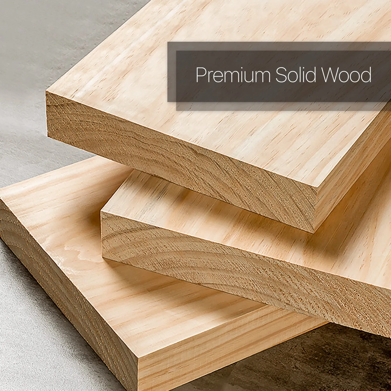 Wooden Display Storage Organizer - 4 Tier - with Drawer - Natural