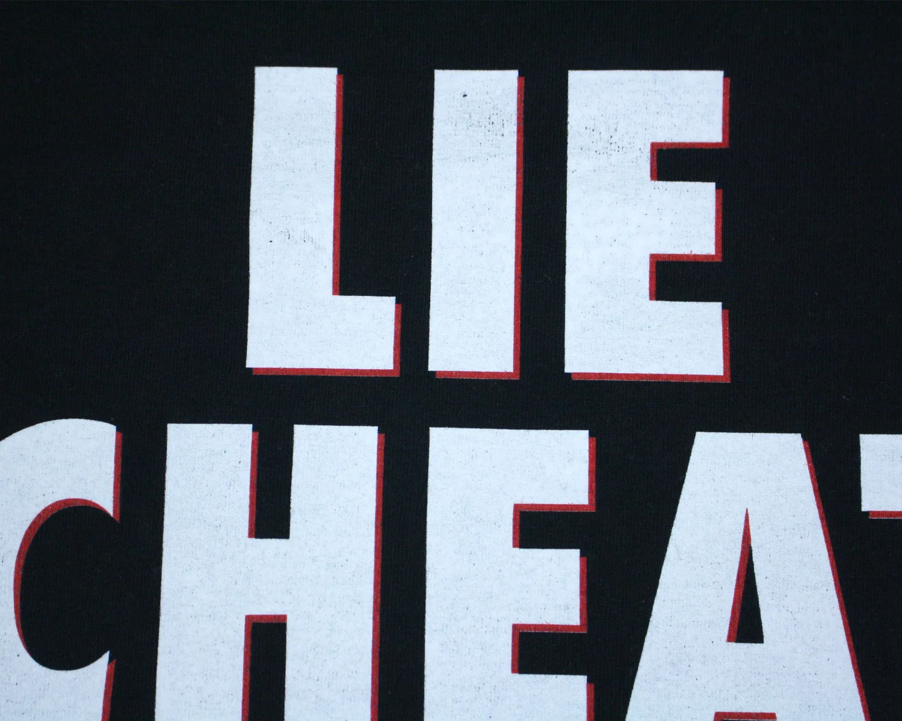 WWF EDDIE GUERRERO LIE CHEAT STEAL T-SHIRT XL