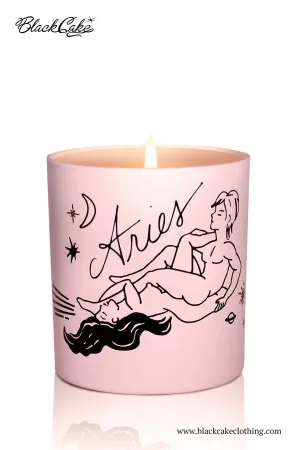 Zodiac Massage Candle Aries, Pomegranate Fragrance